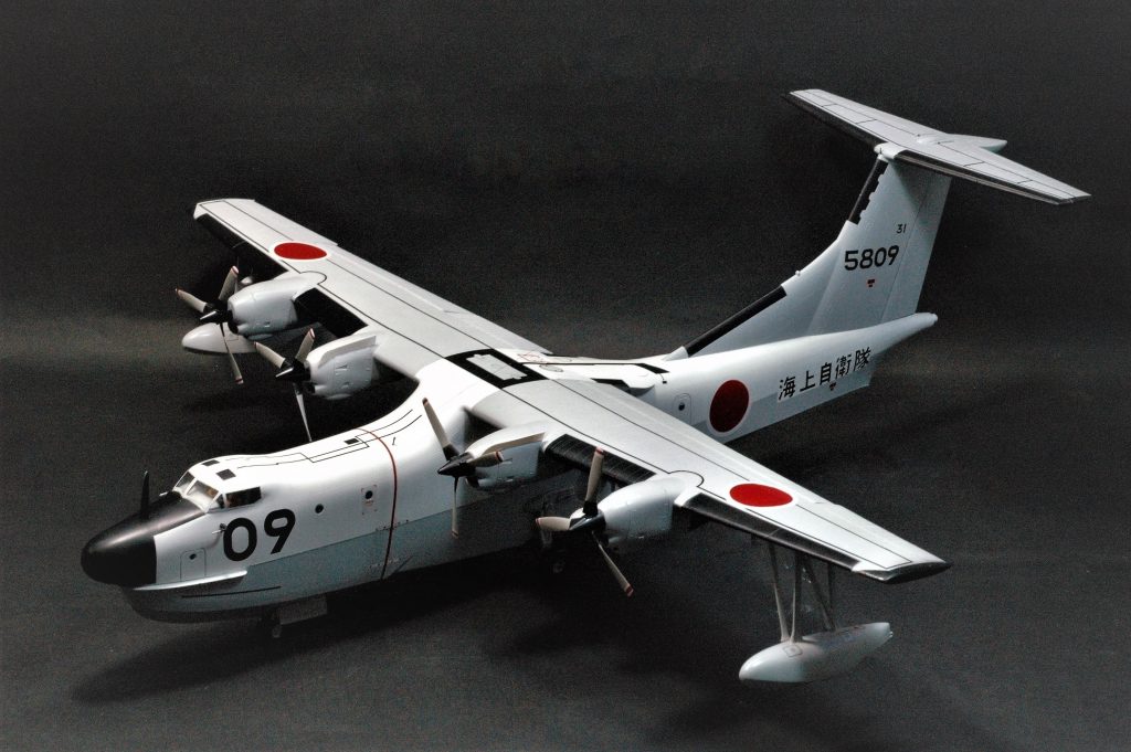 1/72 新明和 PS-1 水上飛行艇 ハセガワ製（再販モデル） | 工房ウィングワン