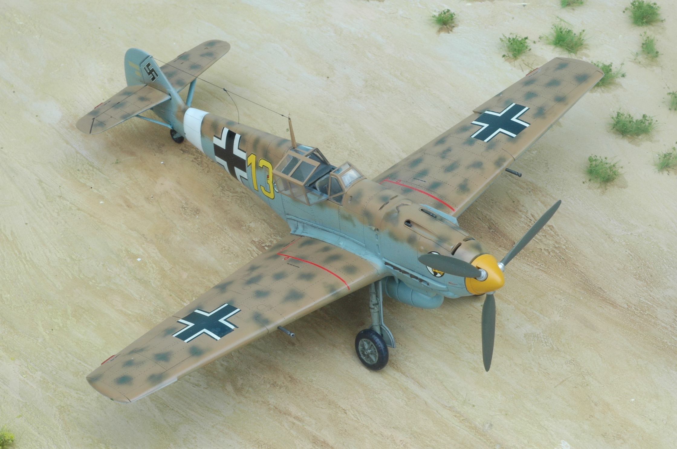 ハセガワ 1/48 飛行機シリーズ 09952 メッサーシュミット Bf109G-2Trop